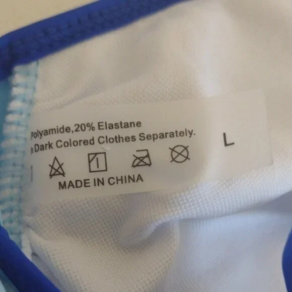 SHEIN Blue 2-Piece Bikini (J115) - Picture 2 of 4